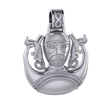 The Horned God Cernunnos Silver Pendant TP3440 - Jewelry